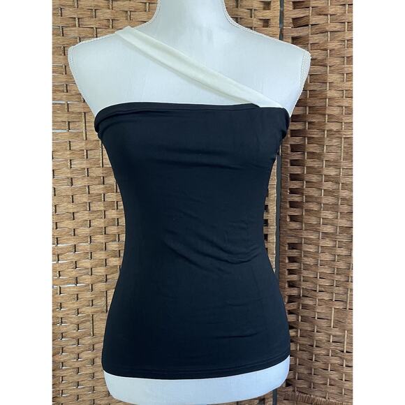 Pw Designs Back Tank Top Cami Vintage 90s Y2k Asymmetrical Night Out M/L - Picture 1 of 10